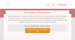 Desktop Screenshot of katzensprache.com