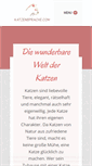Mobile Screenshot of katzensprache.com
