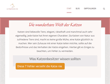 Tablet Screenshot of katzensprache.com